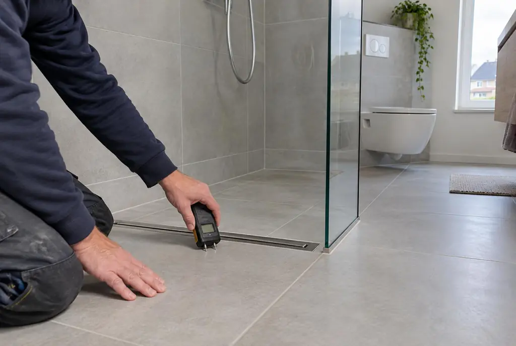 Lekdetectie Elburg – badkamer in een nieuwbouwwoning